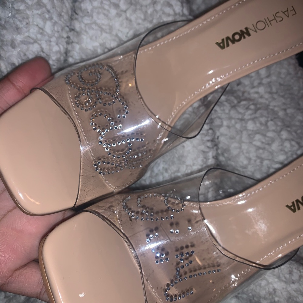 Fashion Nova “Baby Girl” Heels.